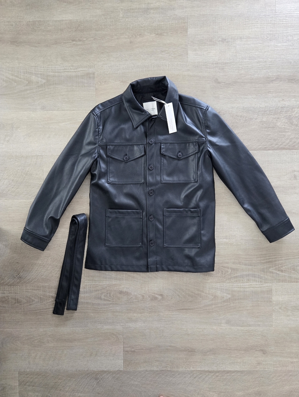 Gentle Fawn Black Faux Leather Jacket - Picture 4 of 5